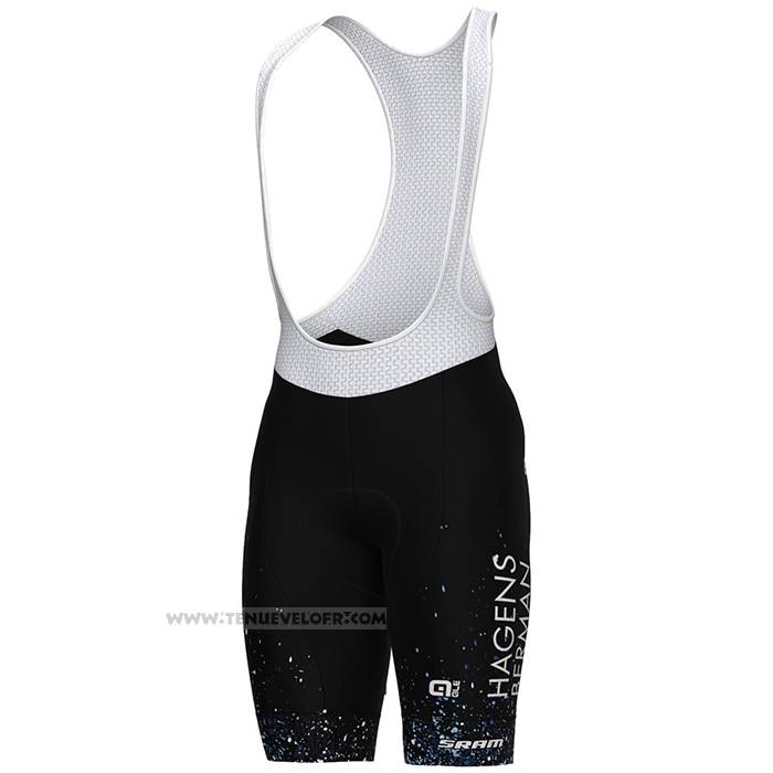 2023 Maillot Cyclisme Hagens Berman Axeon Noir Manches Courtes et Cuissard